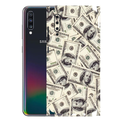 Samsung A/S Series Phone Skins (All Models) - Dollar Lover - Transparent Finish (T-17) Samsung Galaxy A70