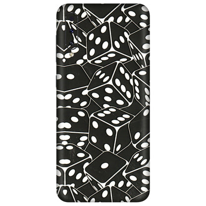 Samsung A/S Series Phone Skins (All Models) - Big Black Dices - 3D Embossed Finish (L-106) Samsung Galaxy A70s