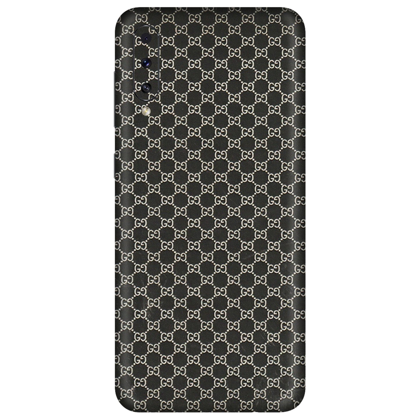 Samsung A/S Series Phone Skins (All Models) - Black G Print - 3D Embossed Finish (L-109) Samsung Galaxy A70s