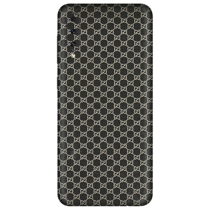 Samsung A/S Series Phone Skins (All Models) - Black G Print - 3D Embossed Finish (L-109) Samsung Galaxy A70s