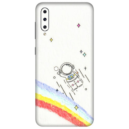 Samsung A/S Series Phone Skins (All Models) - Milkyway Astronaut - 3D Embossed Finish (L-110) Samsung Galaxy A70s