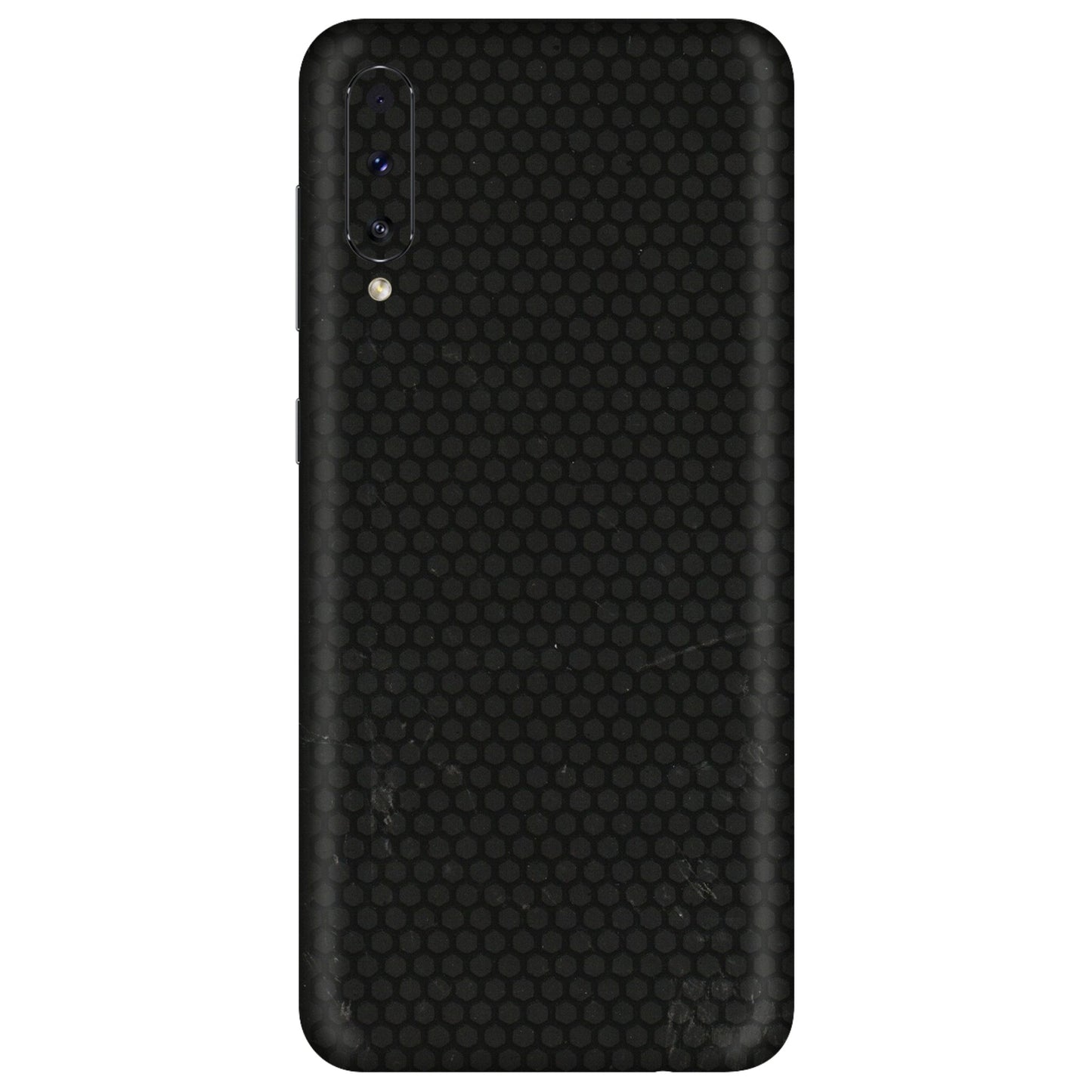 Samsung A/S Series Phone Skins (All Models) - Black honeycomb - 3D Embossed Finish (L-114) Samsung Galaxy A70s