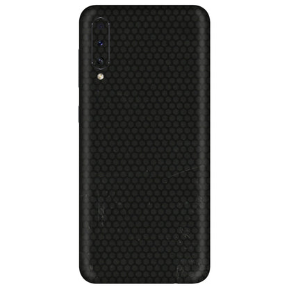 Samsung A/S Series Phone Skins (All Models) - Black honeycomb - 3D Embossed Finish (L-114) Samsung Galaxy A70s