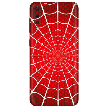 Samsung A/S Series Phone Skins (All Models) - Classic Spidey Web - 3D Embossed Finish (L-115) Samsung Galaxy A70s
