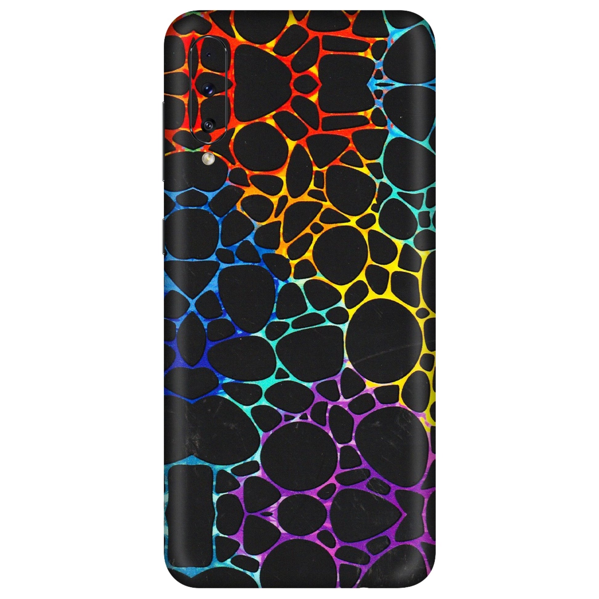 Samsung A/S Series Phone Skins (All Models) - Abstract Art MultiColour - 3D Embossed Finish (L-133) Samsung Galaxy A70s