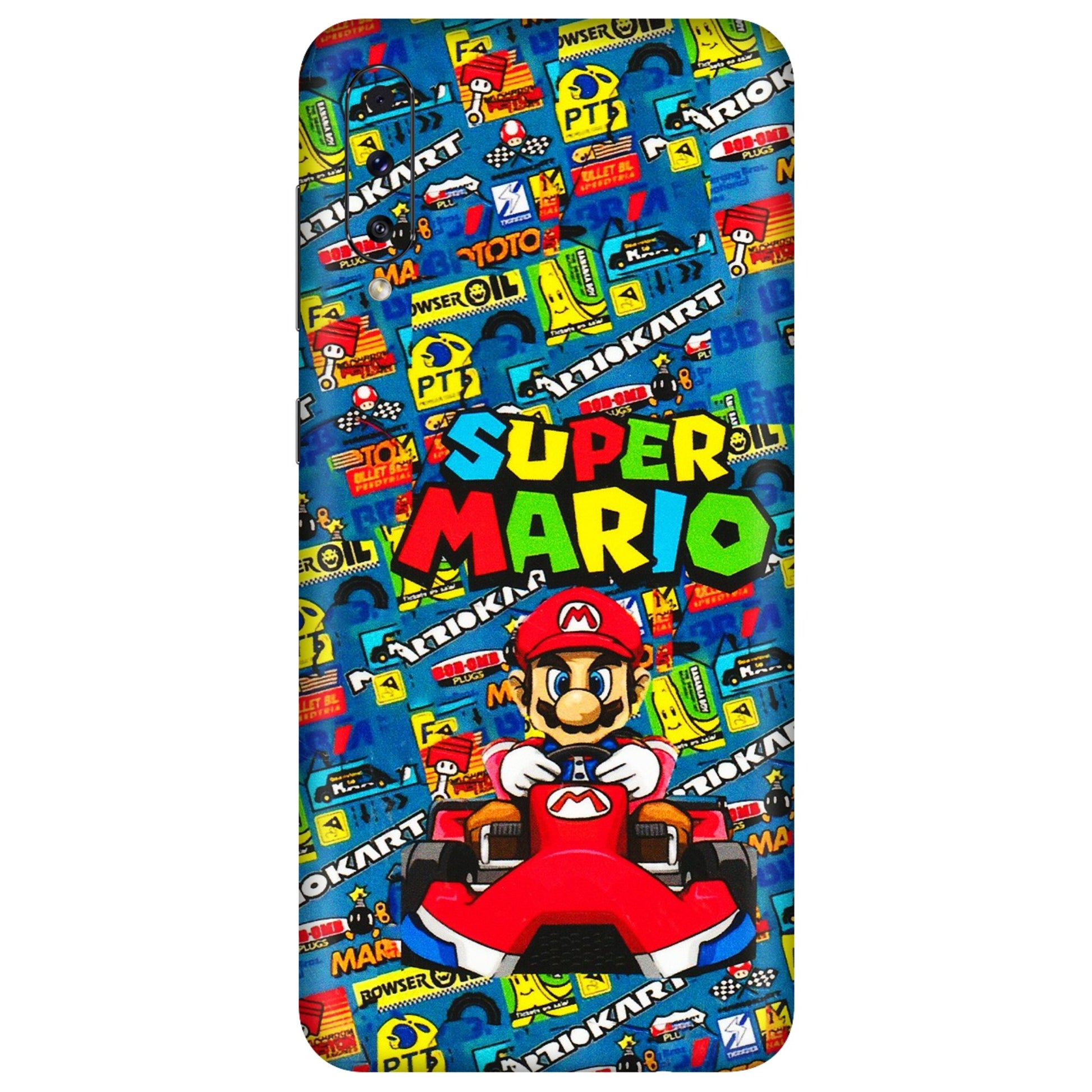 Samsung A/S Series Phone Skins (All Models) - Super Mario Kart - 3D Embossed Finish (L-140) Samsung Galaxy A70s