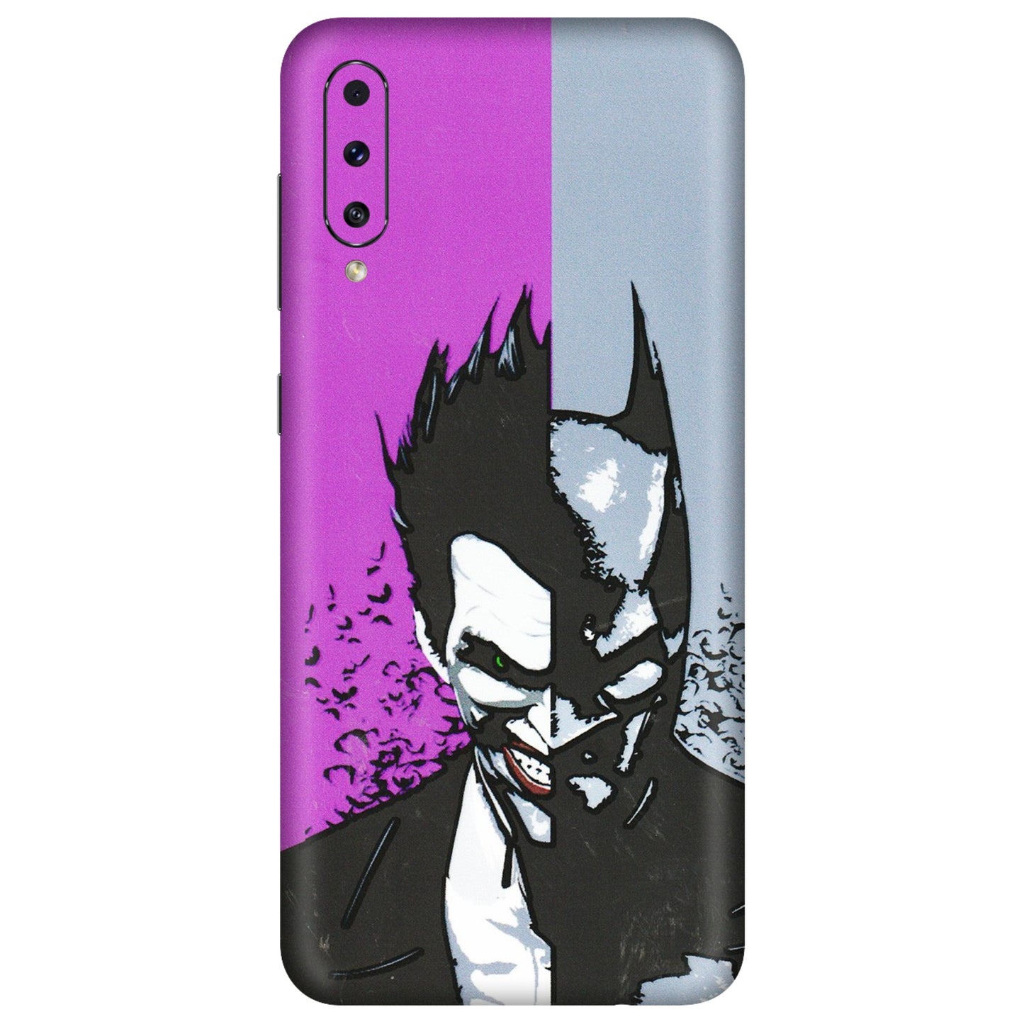Samsung A/S Series Phone Skins (All Models) - Batman & Joker - 3D Embossed Finish (L-143) Samsung Galaxy A70s