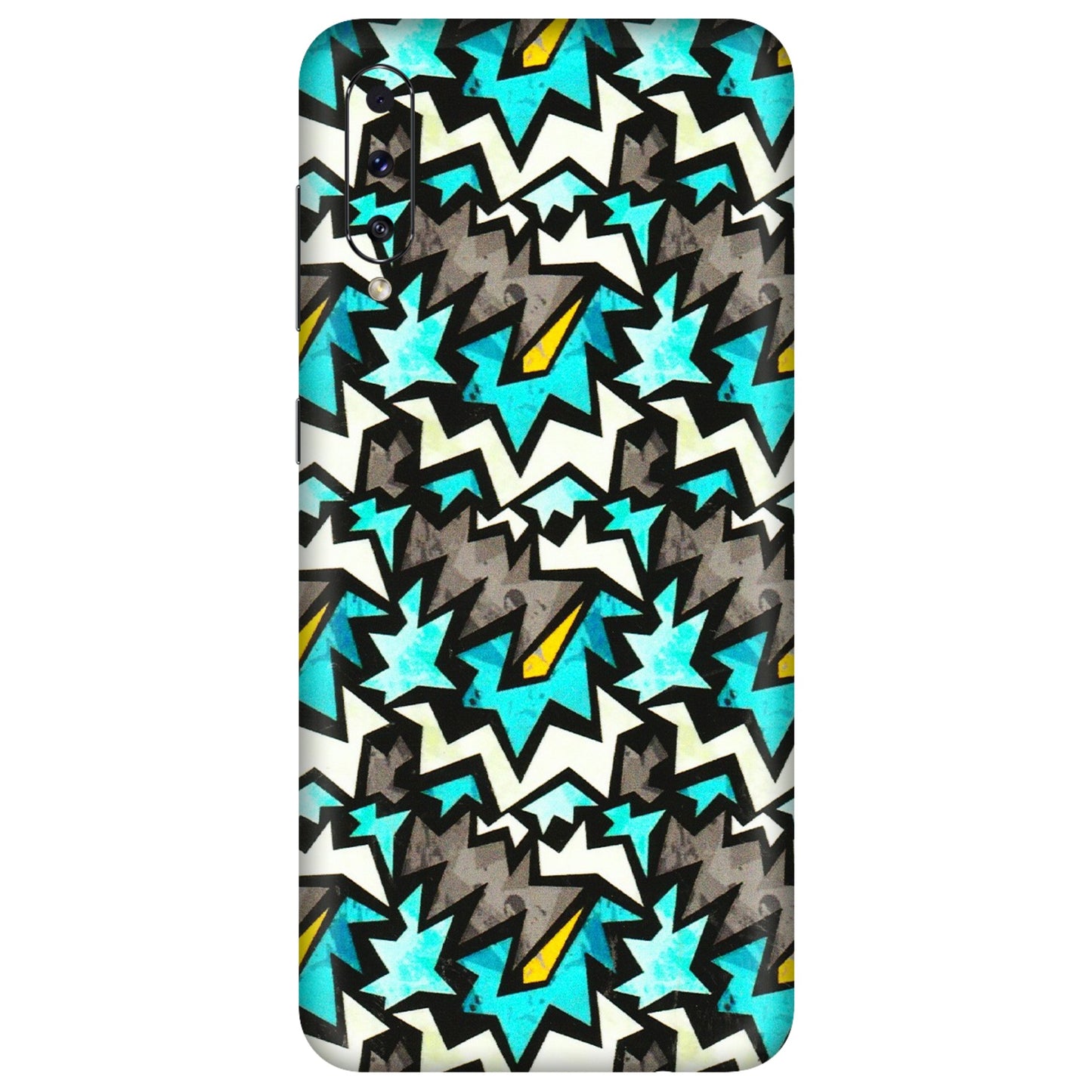 Samsung A/S Series Phone Skins (All Models) - Funky Zig Zag - 3D Embossed Finish (L-223) Samsung Galaxy A70s