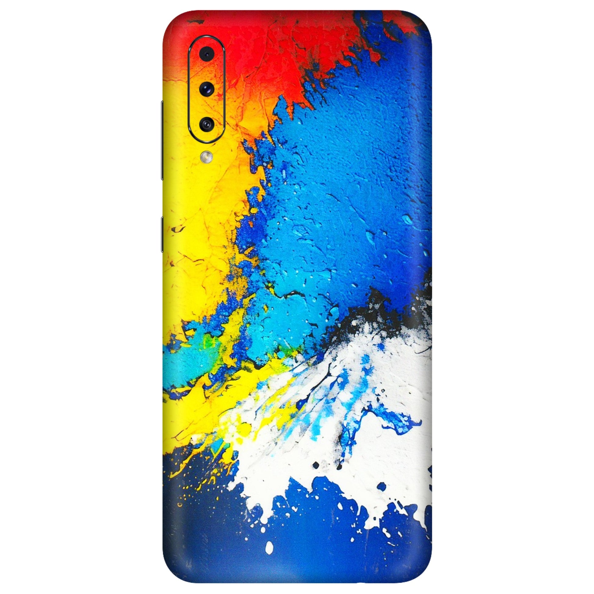 Samsung A/S Series Phone Skins (All Models) - Acrylic Paint Spill - 3D Embossed Finish (L-229) Samsung Galaxy A70s