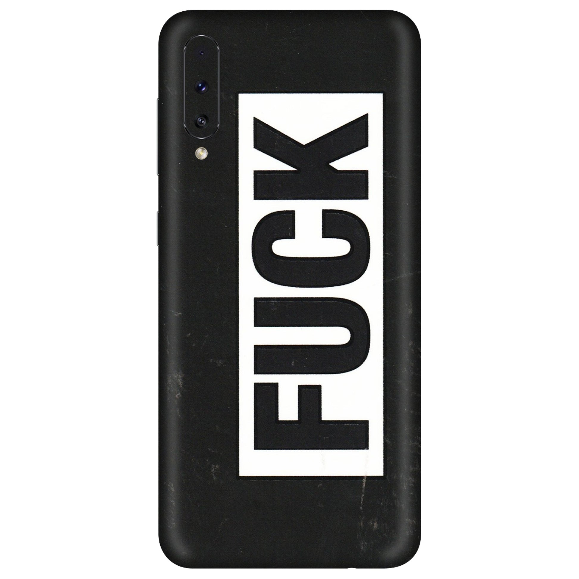 Samsung A/S Series Phone Skins (All Models) - The F Word - 3D Embossed Finish (L-255) Samsung Galaxy A70s