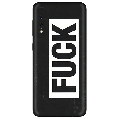 Samsung A/S Series Phone Skins (All Models) - The F Word - 3D Embossed Finish (L-255) Samsung Galaxy A70s