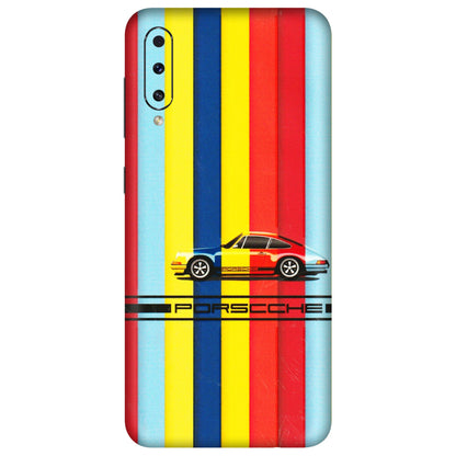 Samsung A/S Series Phone Skins (All Models) - Multicolour Porche - 3D Embossed Finish (L-39) Samsung Galaxy A70s