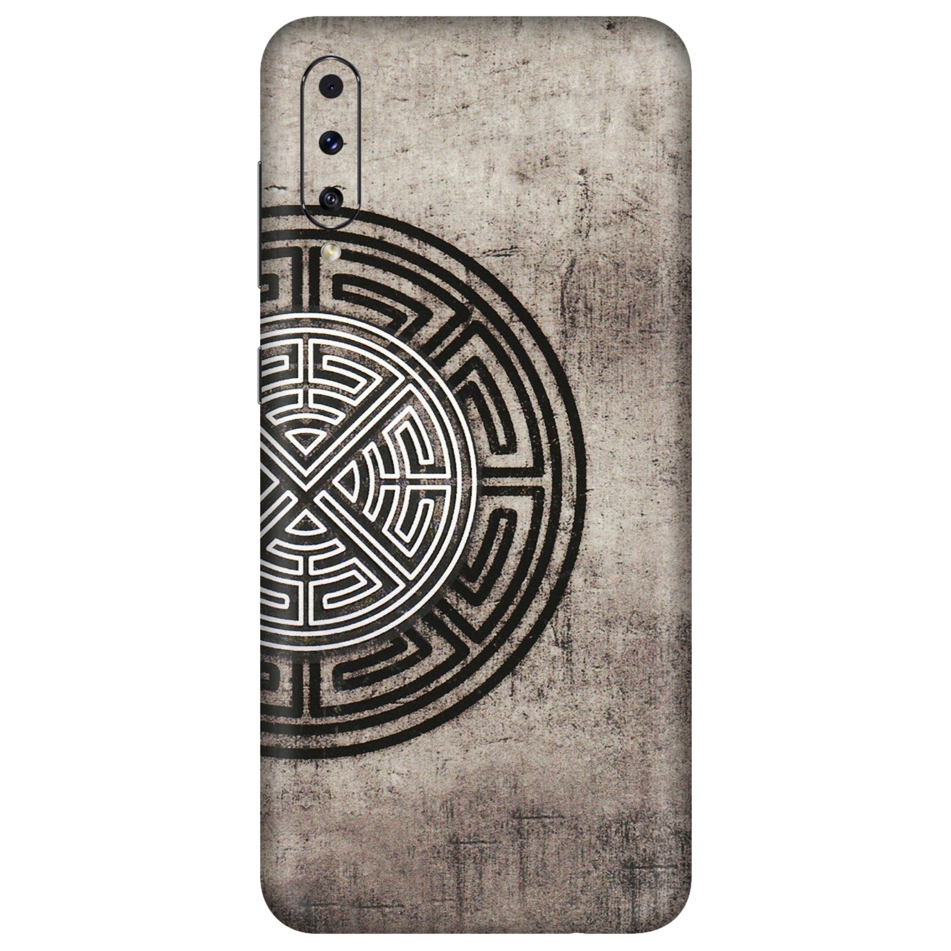 Samsung A/S Series Phone Skins (All Models) - Mysterious Circular Design - 3D Embossed Finish (L-63) Samsung Galaxy A70s