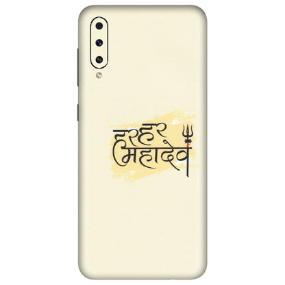 Samsung A/S Series Phone Skins (All Models) - Har Har Mahadev - Matte Finish (M-10) Samsung Galaxy A70s
