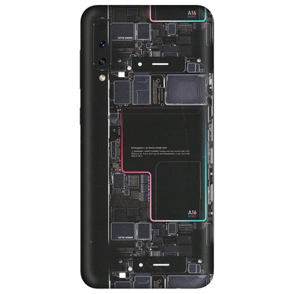 Samsung A/S Series Phone Skins (All Models) - Motherboard Circuit Layout - Matte Finish (M-117) Samsung Galaxy A70s