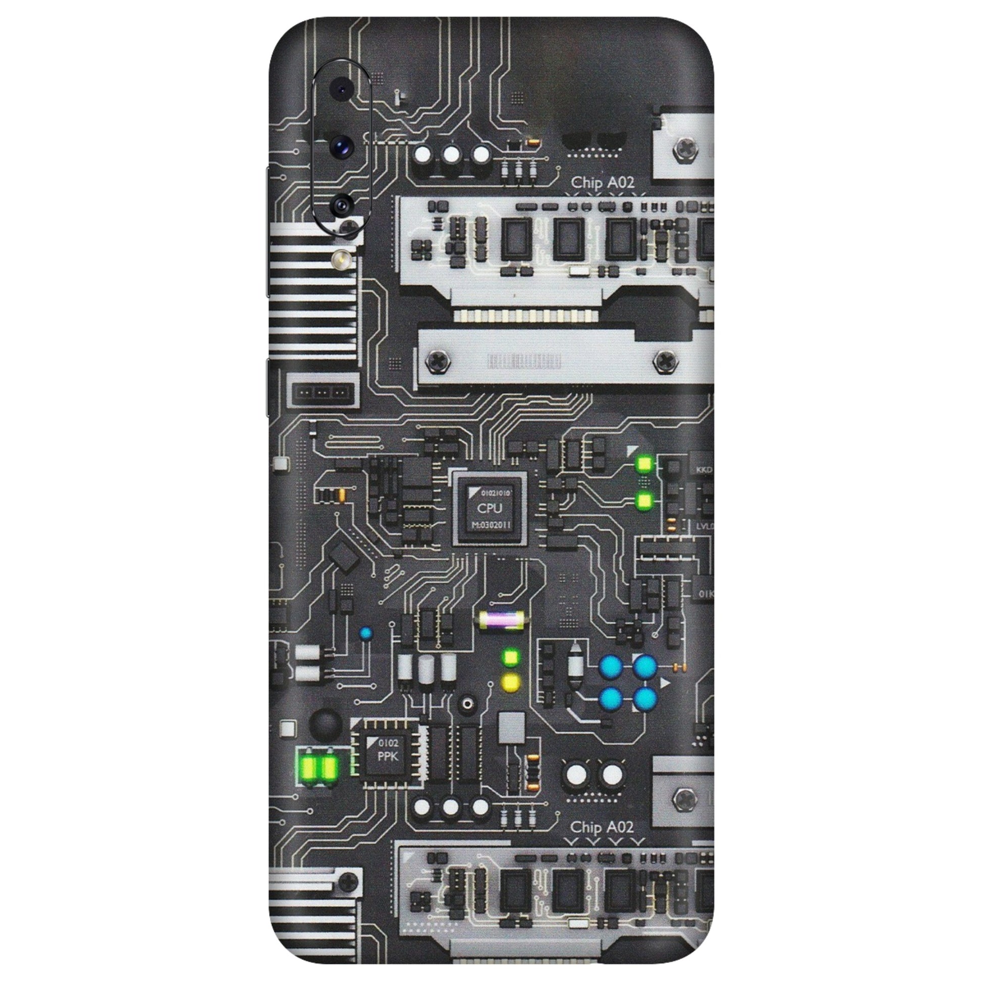 Samsung A/S Series Phone Skins (All Models) - Motherboard Internals - Matte Finish (M-135) Samsung Galaxy A70s