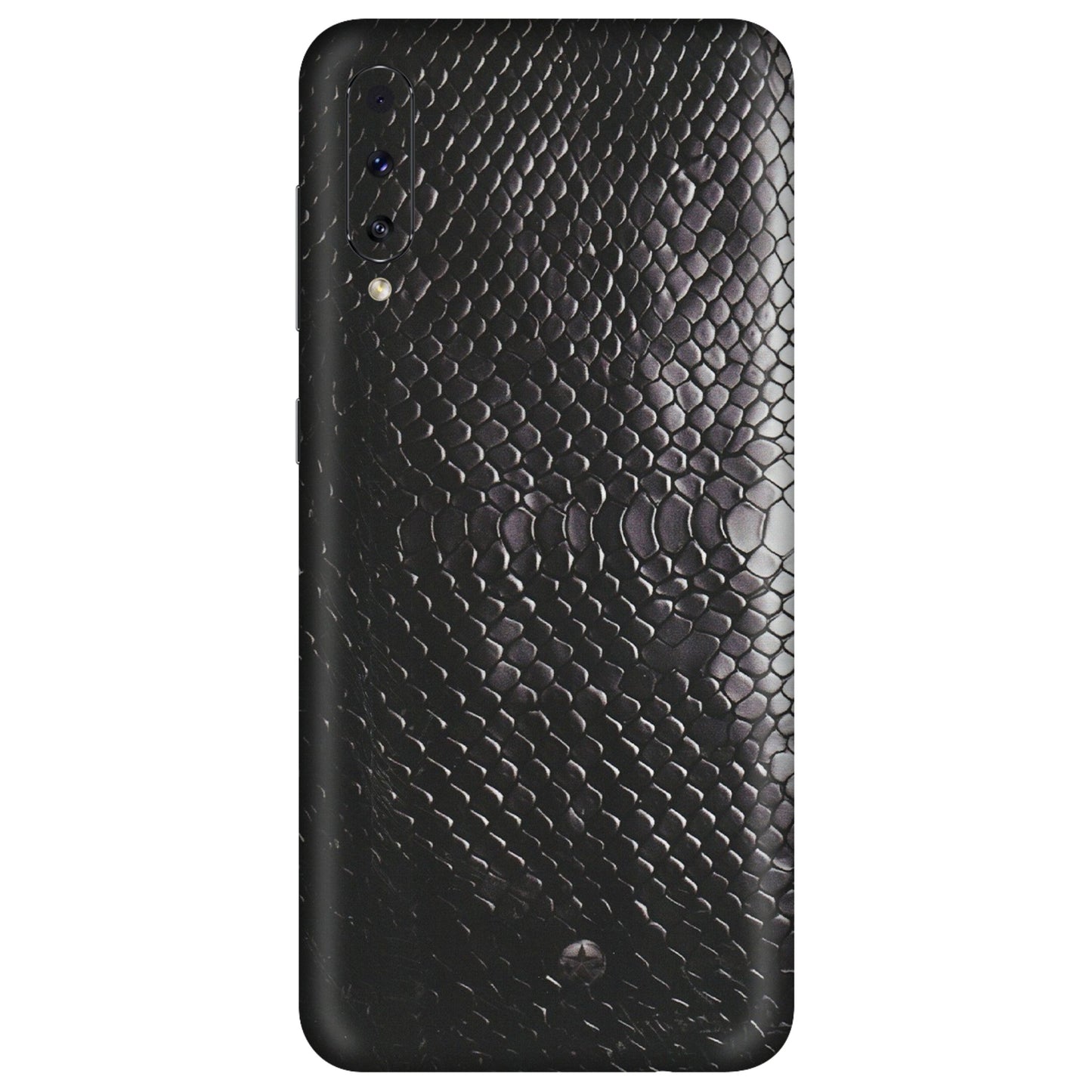 Samsung A/S Series Phone Skins (All Models) - Black Snack Leather - Matte Finish (M-147) Samsung Galaxy A70s