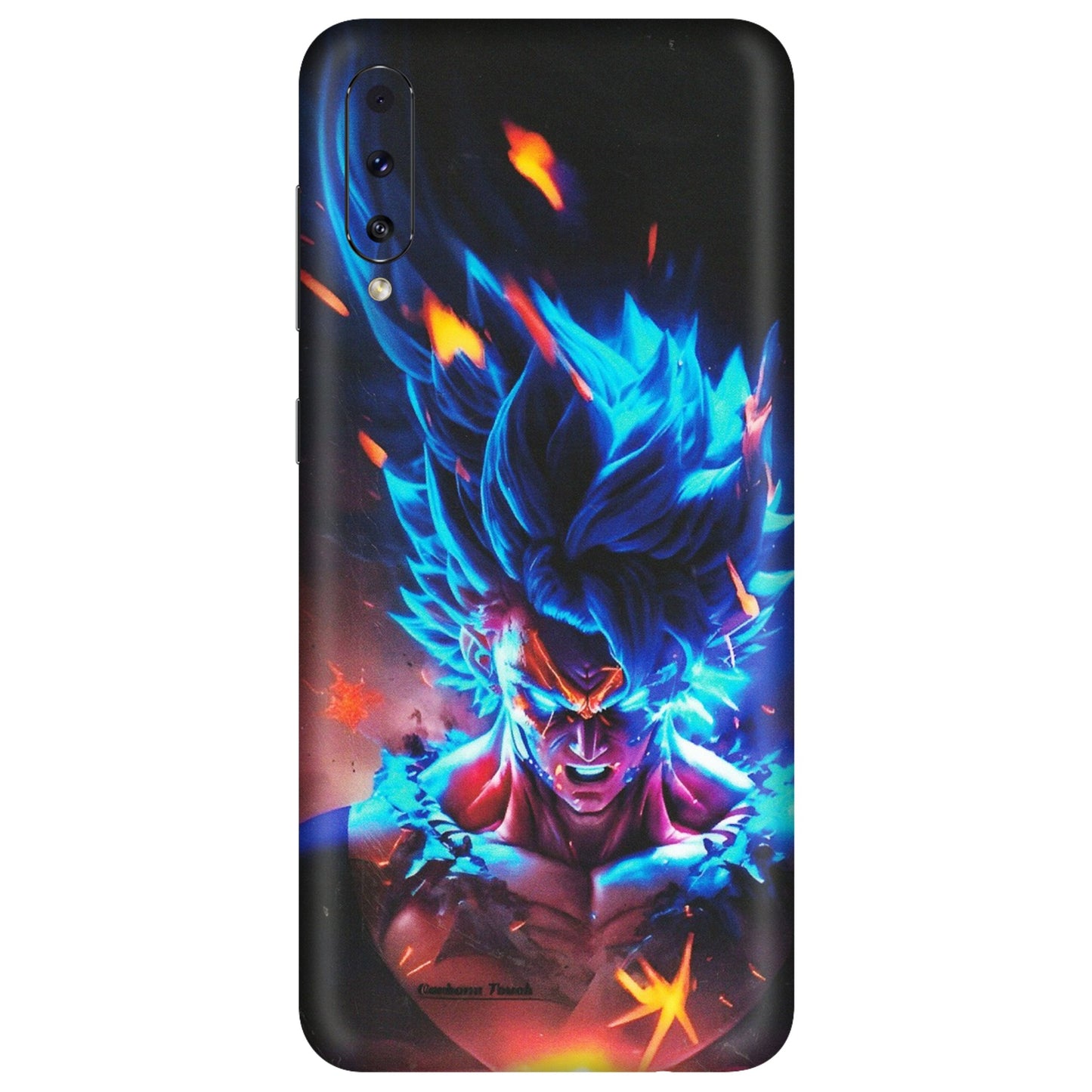Samsung A/S Series Phone Skins (All Models) - Angry Goku Dragon Ball Anime - Matte Finish (M-150) Samsung Galaxy A70s
