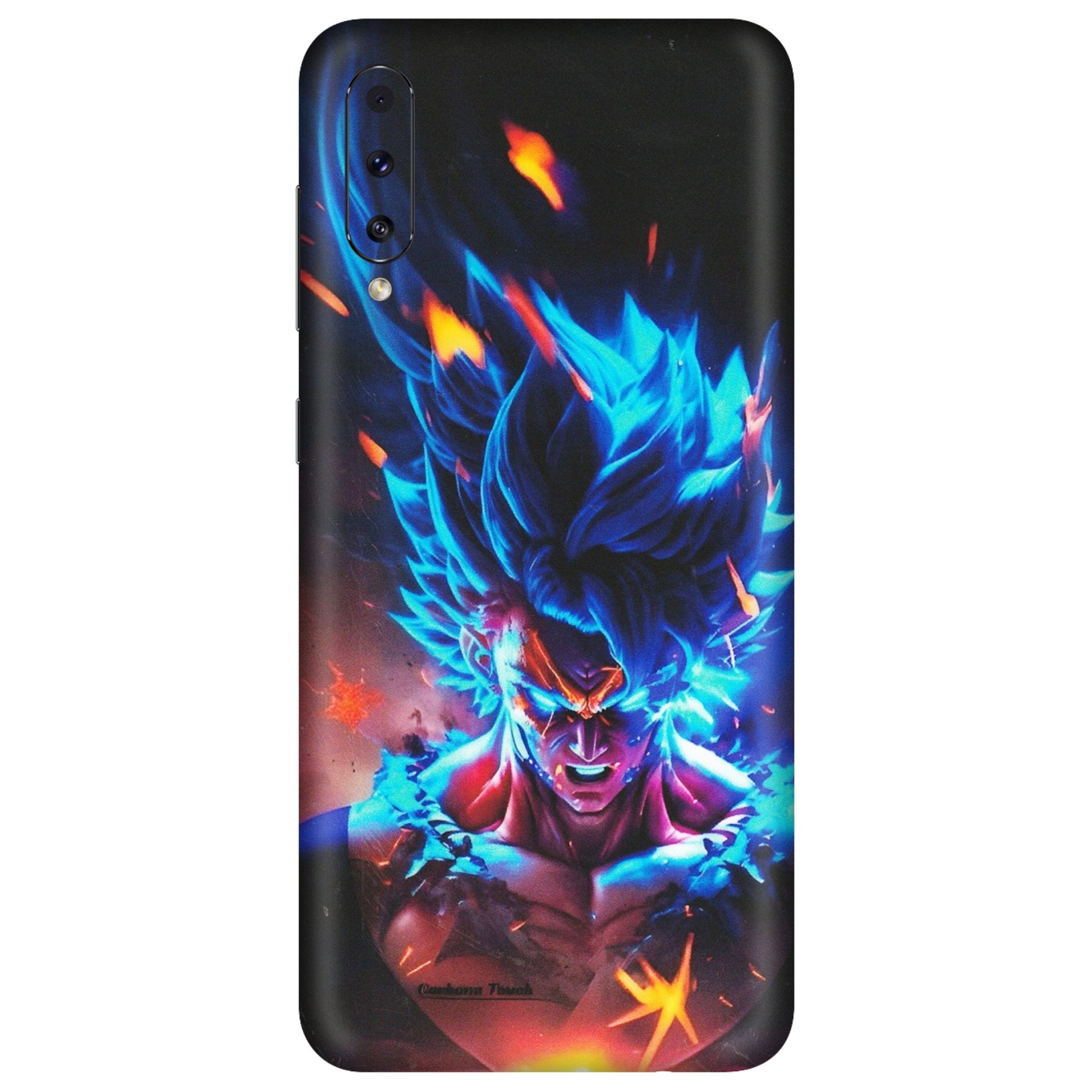 Samsung A/S Series Phone Skins (All Models) - Angry Goku Dragon Ball Anime - Matte Finish (M-150) Samsung Galaxy A70s