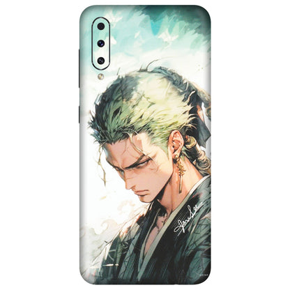 Samsung A/S Series Phone Skins (All Models) - Pirate Hunter One Piece Anime - Matte Finish (M-157) Samsung Galaxy A70s