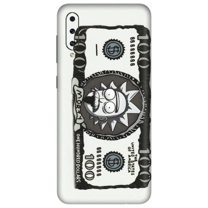 Samsung A/S Series Phone Skins (All Models) - Rick And Morty Hundred Dollar Anime - Matte Finish (M-161) Samsung Galaxy A70s