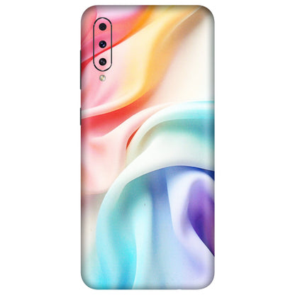 Samsung A/S Series Phone Skins (All Models) - Colourful Silk Cloth - Matte Finish (M-165) Samsung Galaxy A70s