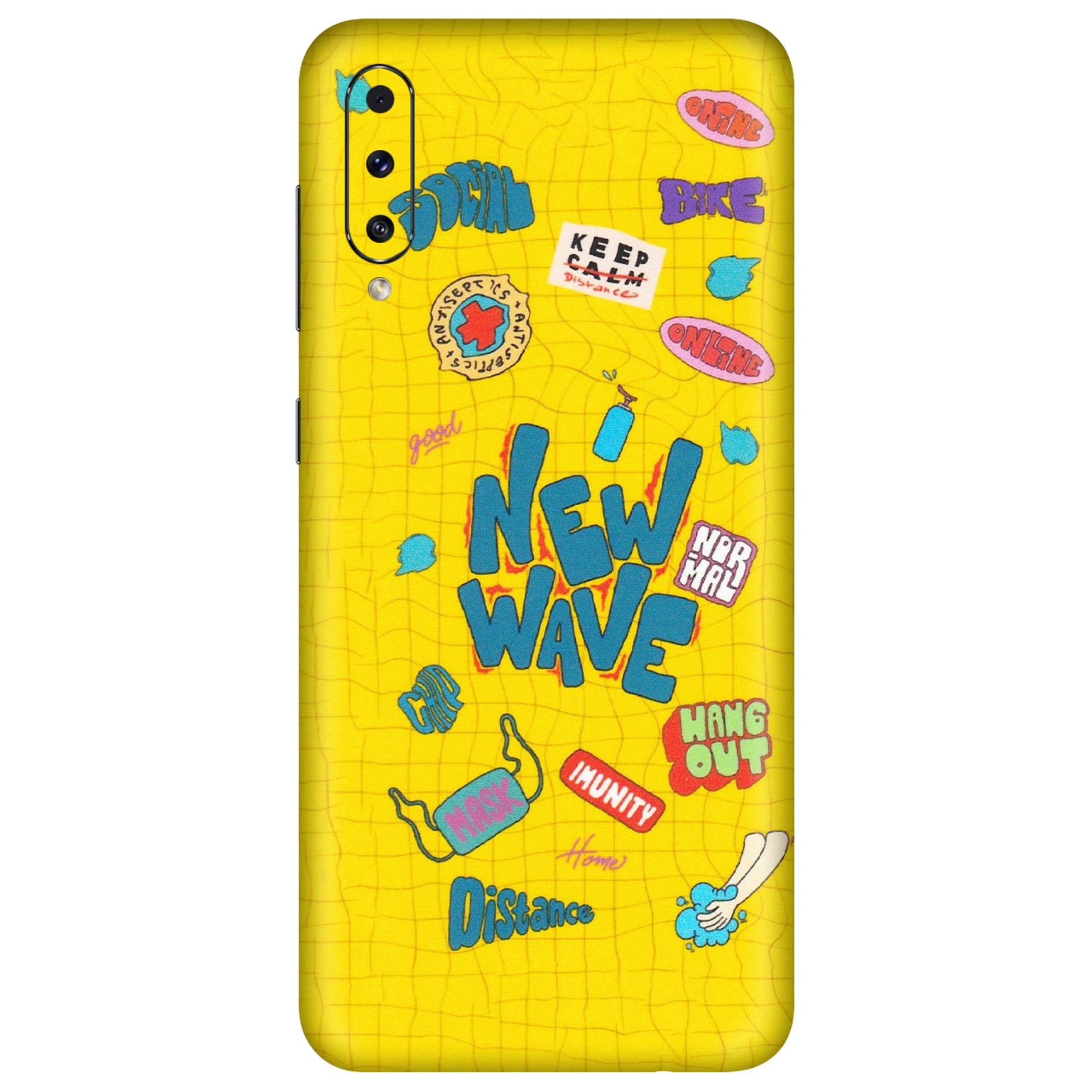 Samsung A/S Series Phone Skins (All Models) - New Wave Life - Matte Finish (M-17) Samsung Galaxy A70s