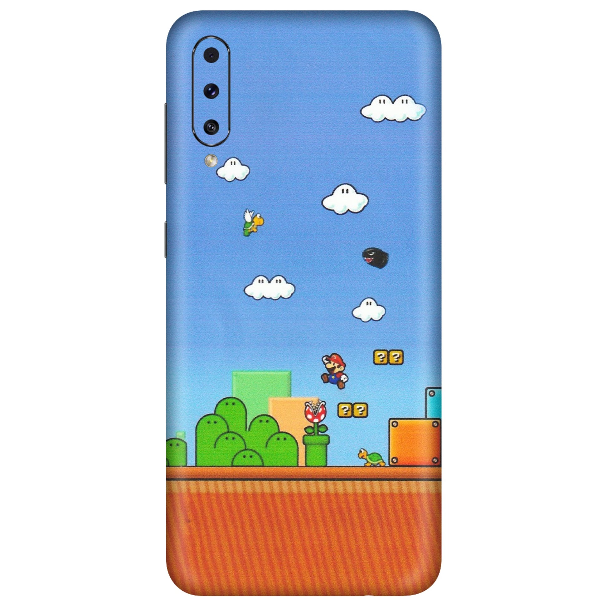 Samsung A/S Series Phone Skins (All Models) - Mario Game Scene - Matte Finish (M-24) Samsung Galaxy A70s