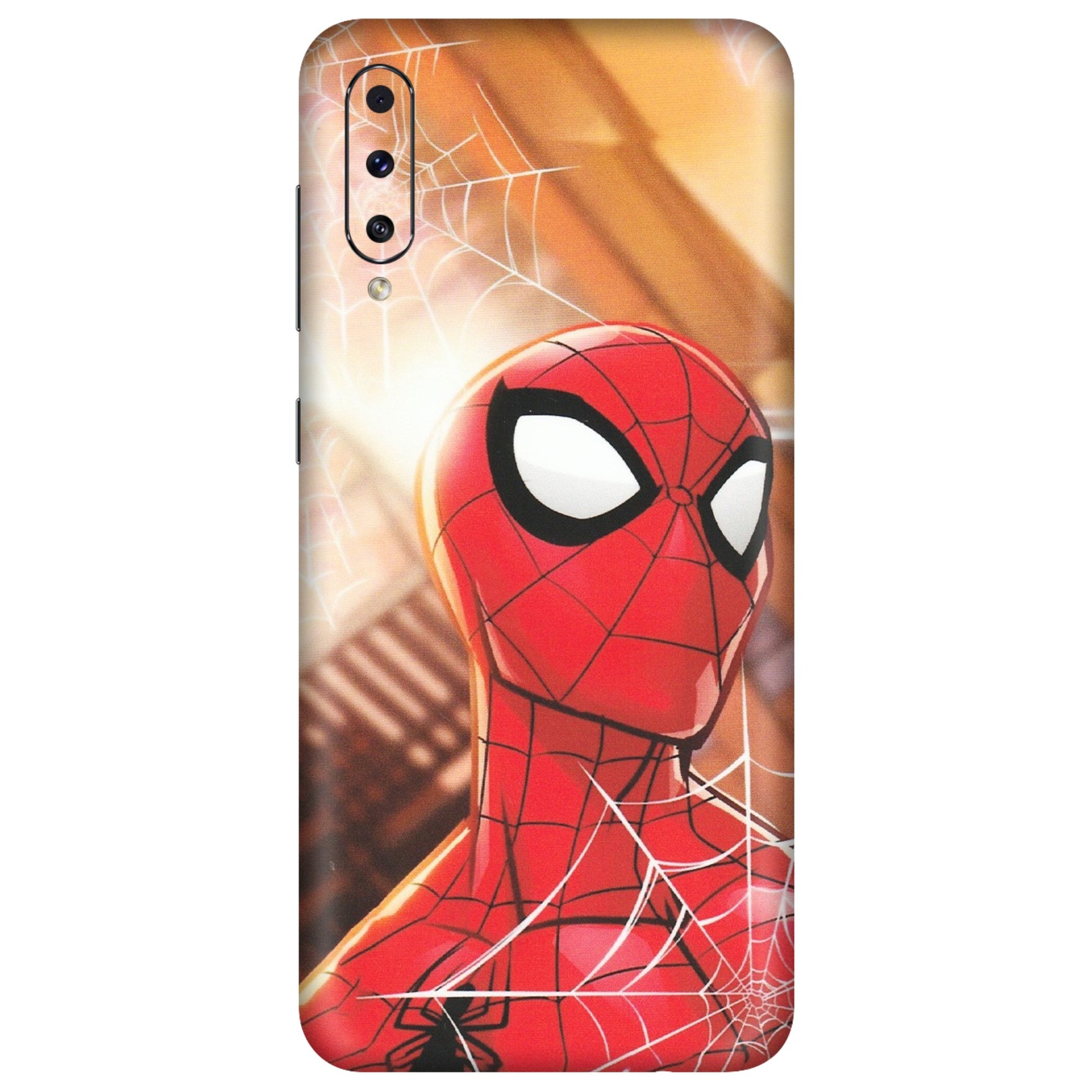 Samsung A/S Series Phone Skins (All Models) - Spiderman Face New - Matte Finish (M-41) Samsung Galaxy A70s