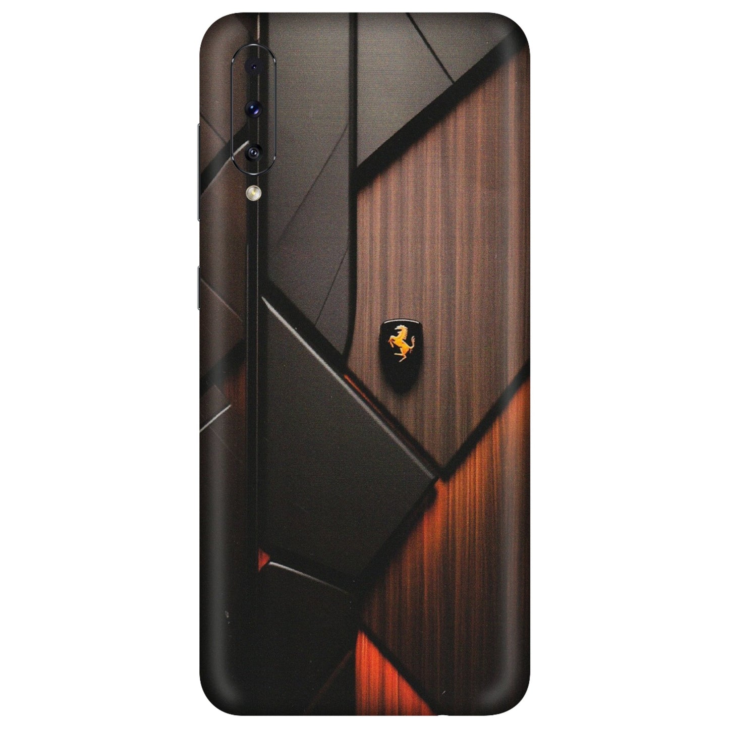 Samsung A/S Series Phone Skins (All Models) - Lambo Beauty Wood Pattern Sober - Matte Finish (M-51) Samsung Galaxy A70s