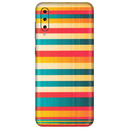 Samsung A/S Series Phone Skins (All Models) - Colourful Stripes Soothing Effect - Matte Finish (M-86) Samsung Galaxy A70s