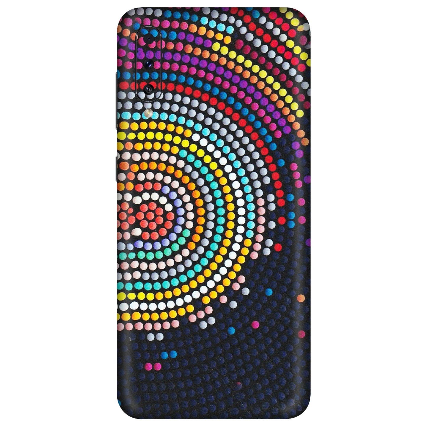 Samsung A/S Series Phone Skins (All Models) - Rainbow Dot Mandala - Matte Finish (M-97) Samsung Galaxy A70s
