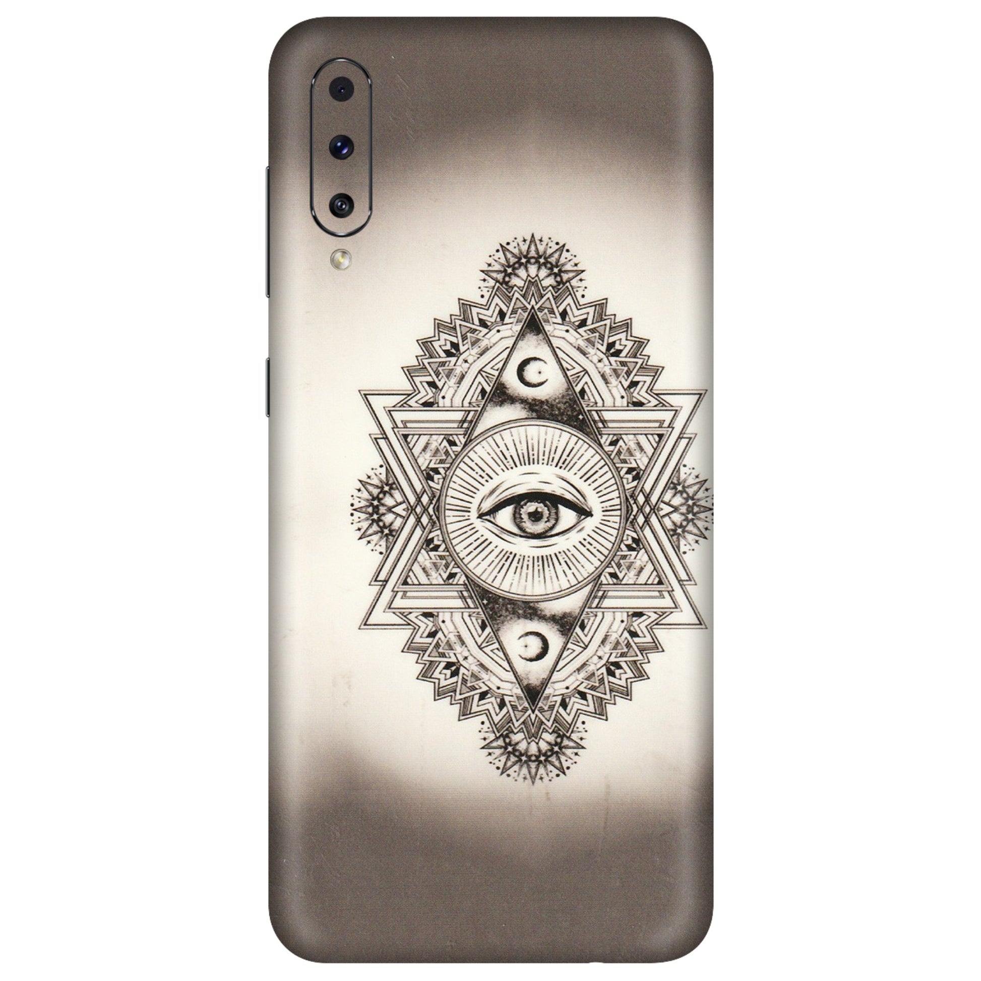 Samsung A/S Series Phone Skins (All Models) - Illuminati Great Eye - Transparent Finish (T-14) Samsung Galaxy A70s