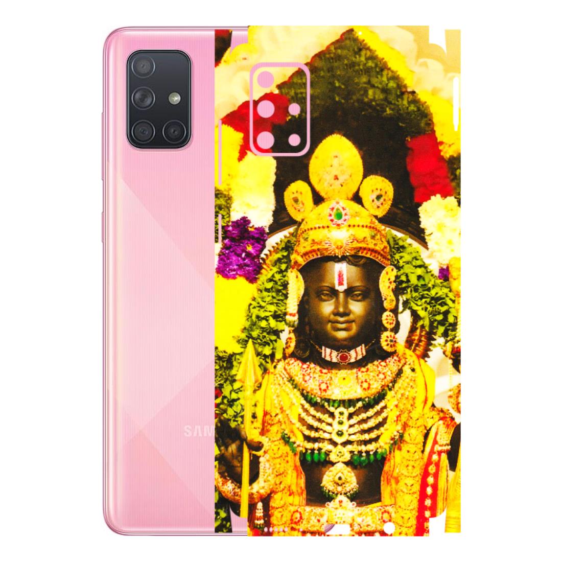 Samsung A/S Series Phone Skins (All Models) - Ram Lalla Ayodhya - 3D Embossed Finish (L-103) Samsung Galaxy A71