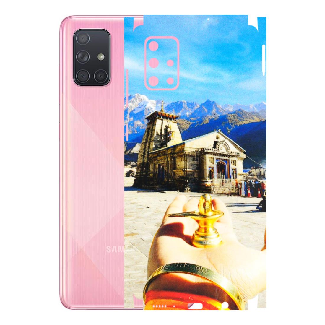 Samsung A/S Series Phone Skins (All Models) - Beauty of Kedarnath - 3D Embossed Finish (L-108) Samsung Galaxy A71