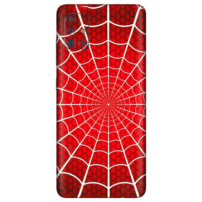 Samsung A/S Series Phone Skins (All Models) - Classic Spidey Web - 3D Embossed Finish (L-115) Samsung Galaxy A71