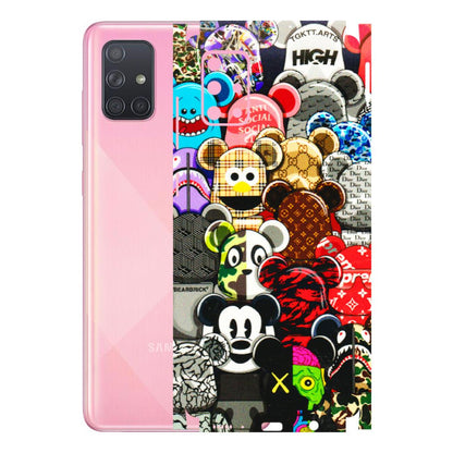 Samsung A/S Series Phone Skins (All Models) - More Mickey Mouses - 3D Embossed Finish (L-118) Samsung Galaxy A71