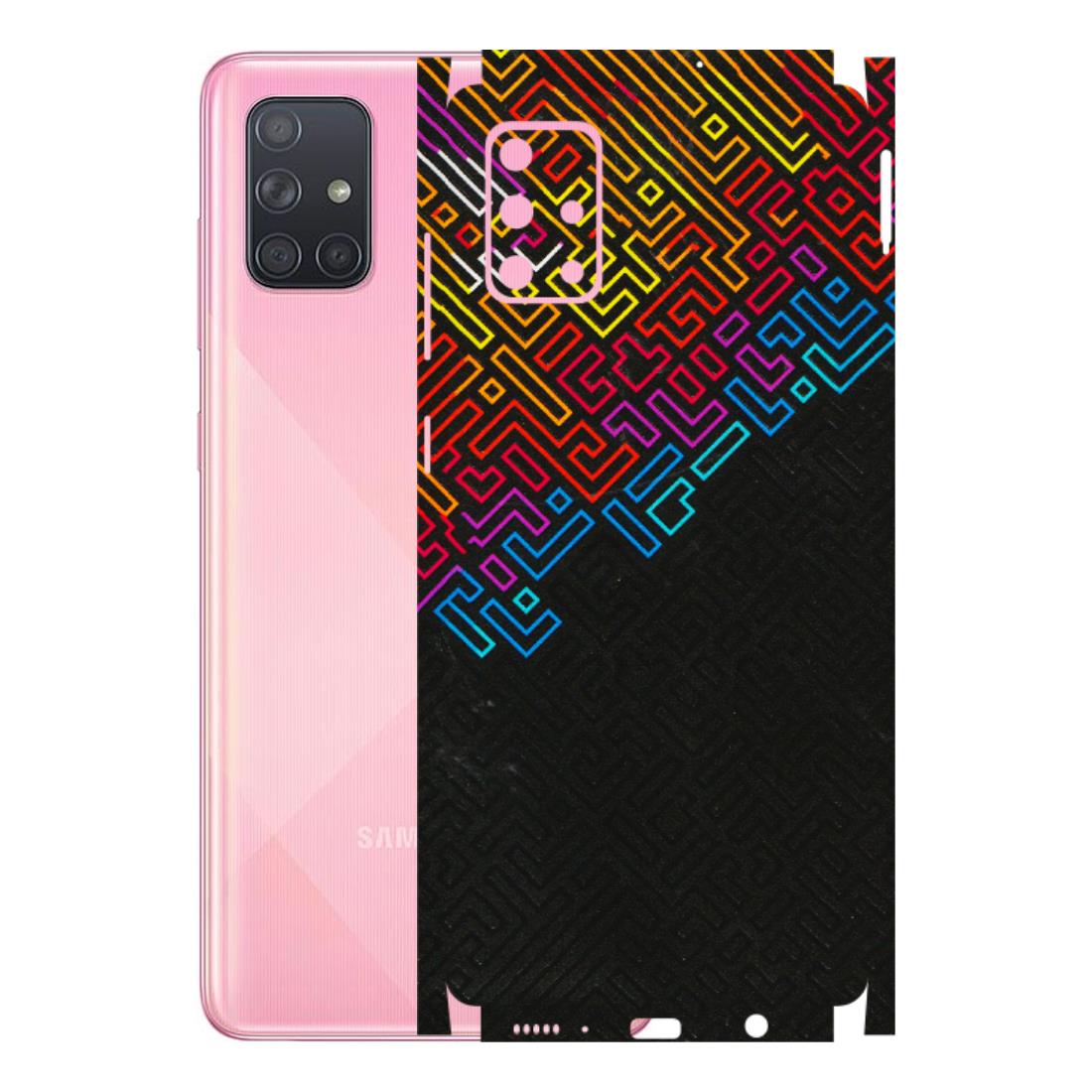 Samsung A/S Series Phone Skins (All Models) - Dotme Pattern Art - 3D Embossed Finish (L-121) Samsung Galaxy A71