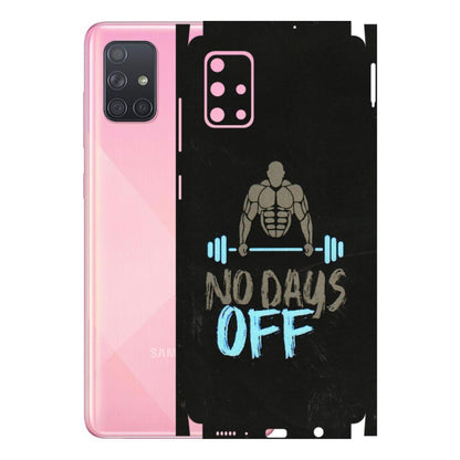 Samsung A/S Series Phone Skins (All Models) - Gym Lover - 3D Embossed Finish (L-127) Samsung Galaxy A71
