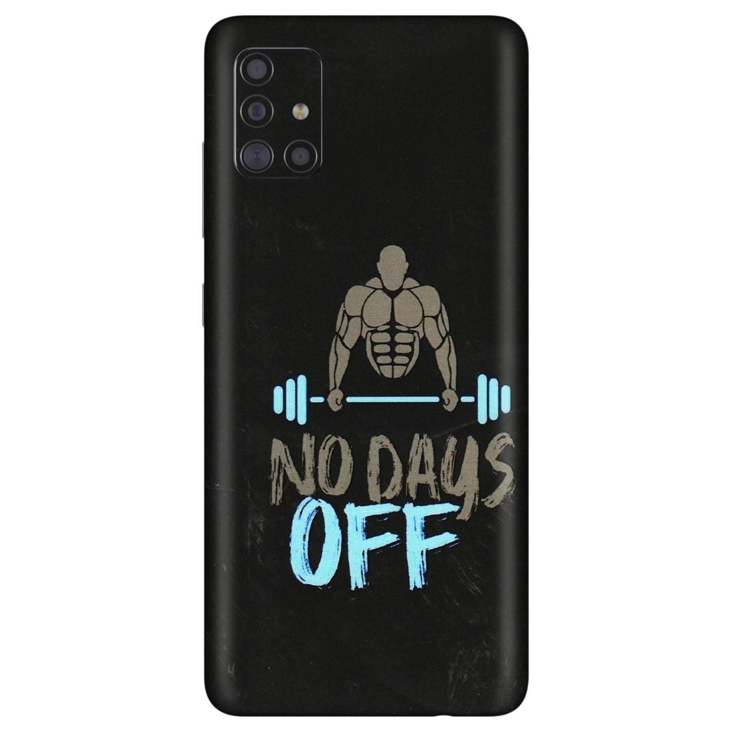 Samsung A/S Series Phone Skins (All Models) - Gym Lover - 3D Embossed Finish (L-127) Samsung Galaxy A71