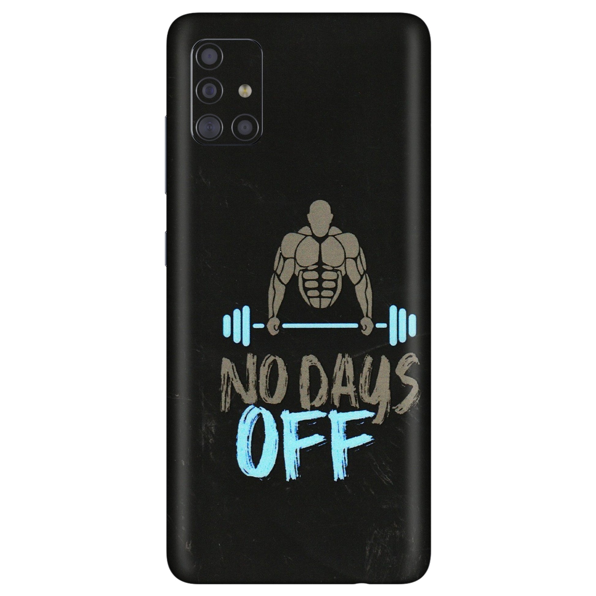 Samsung A/S Series Phone Skins (All Models) - Gym Lover - 3D Embossed Finish (L-127) Samsung Galaxy A71