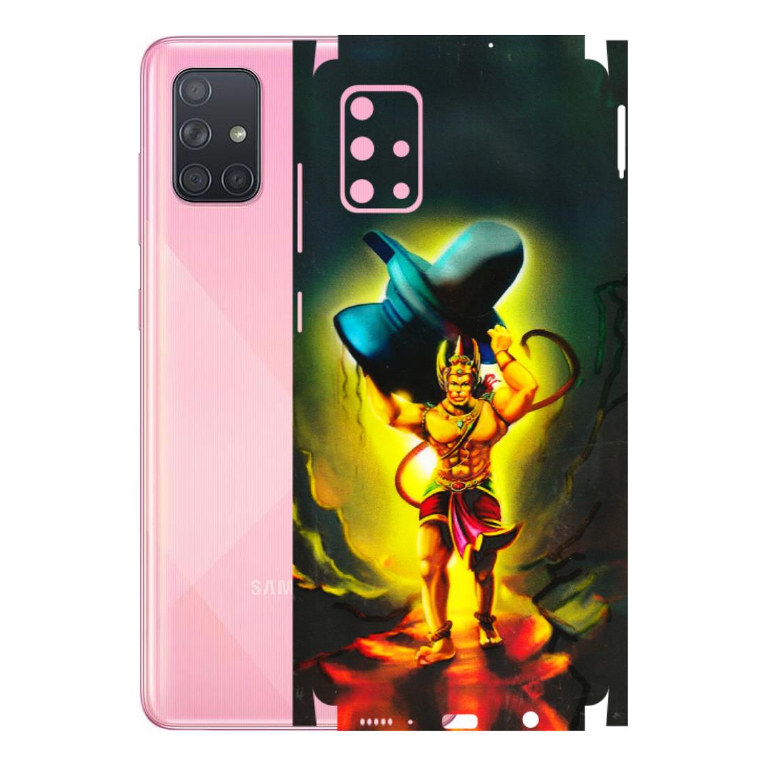 Samsung A/S Series Phone Skins (All Models) - Hanuman Ji - 3D Embossed Finish (L-128) Samsung Galaxy A71