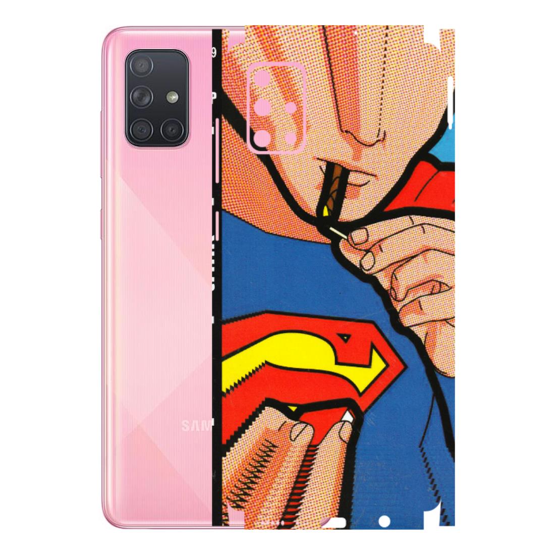 Samsung A/S Series Phone Skins (All Models) - Superman Sutta - 3D Embossed Finish (L-130) Samsung Galaxy A71