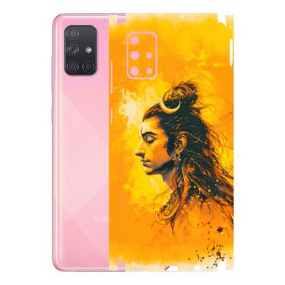 Samsung A/S Series Phone Skins (All Models) - Shiv Shakti - 3D Embossed Finish (L-14) Samsung Galaxy A71