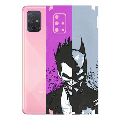 Samsung A/S Series Phone Skins (All Models) - Batman & Joker - 3D Embossed Finish (L-143) Samsung Galaxy A71