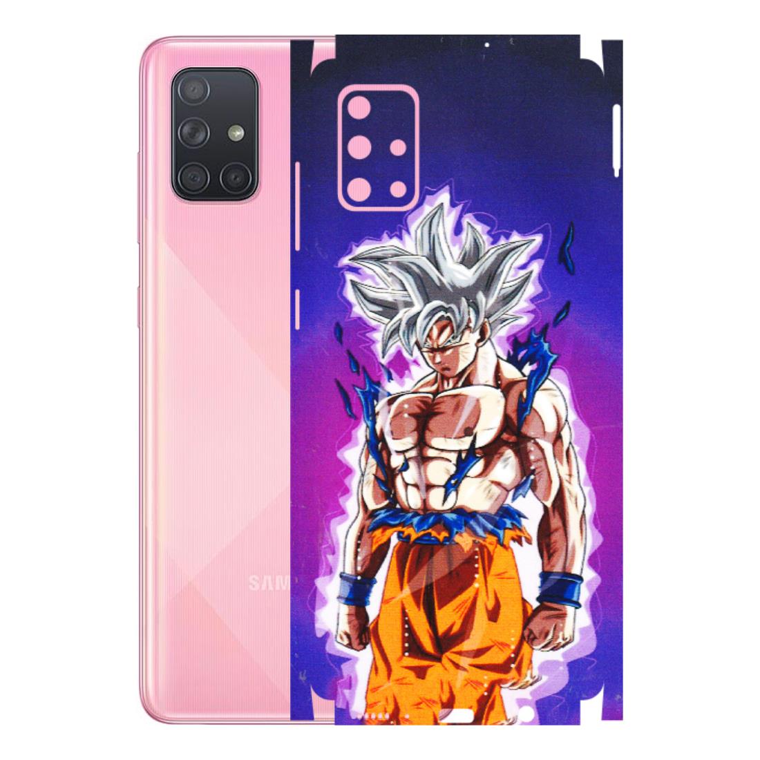 Samsung A/S Series Phone Skins (All Models) - Goku Purple Anime - 3D Embossed Finish (L-147) Samsung Galaxy A71