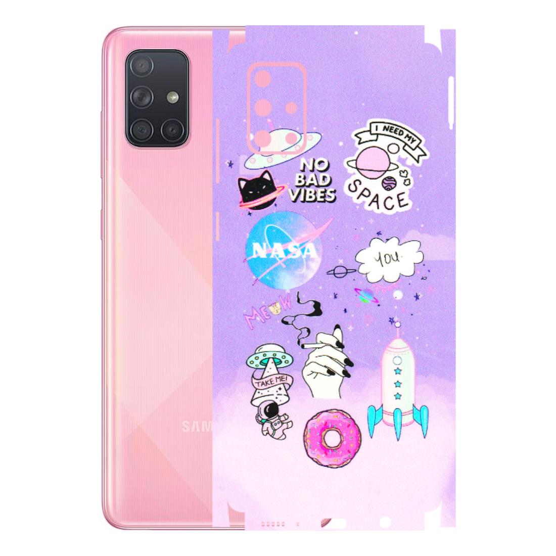 Samsung A/S Series Phone Skins (All Models) - I Need My Nasa Skin - 3D Embossed Finish (L-149) Samsung Galaxy A71