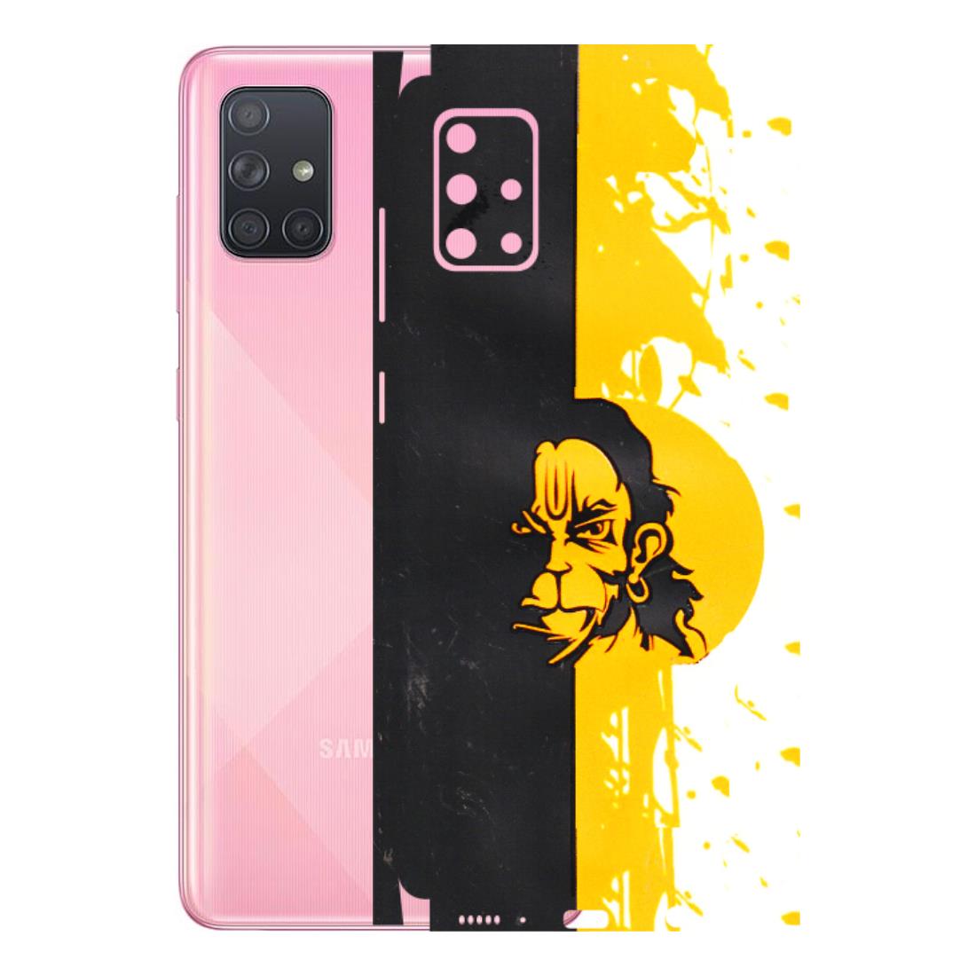 Samsung A/S Series Phone Skins (All Models) - Bajrangbali - 3D Embossed Finish (L-151) Samsung Galaxy A71