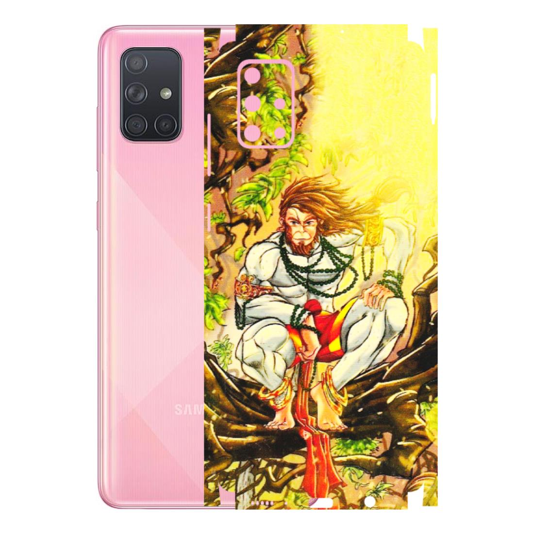 Samsung A/S Series Phone Skins (All Models) - Lord Hanuman - 3D Embossed Finish (L-152) Samsung Galaxy A71