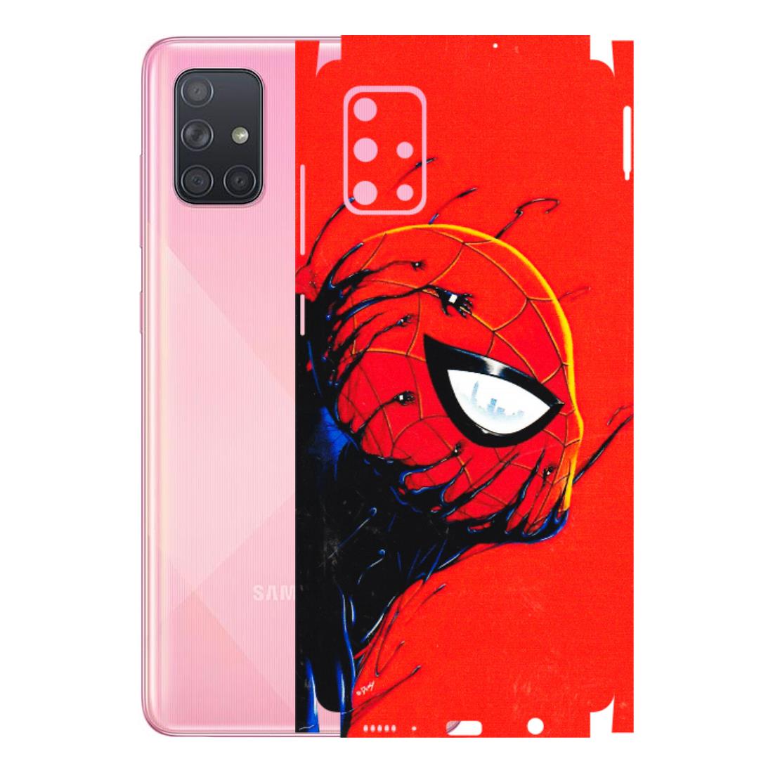 Samsung A/S Series Phone Skins (All Models) - Spiderman Face Venom - 3D Embossed Finish (L-165) Samsung Galaxy A71